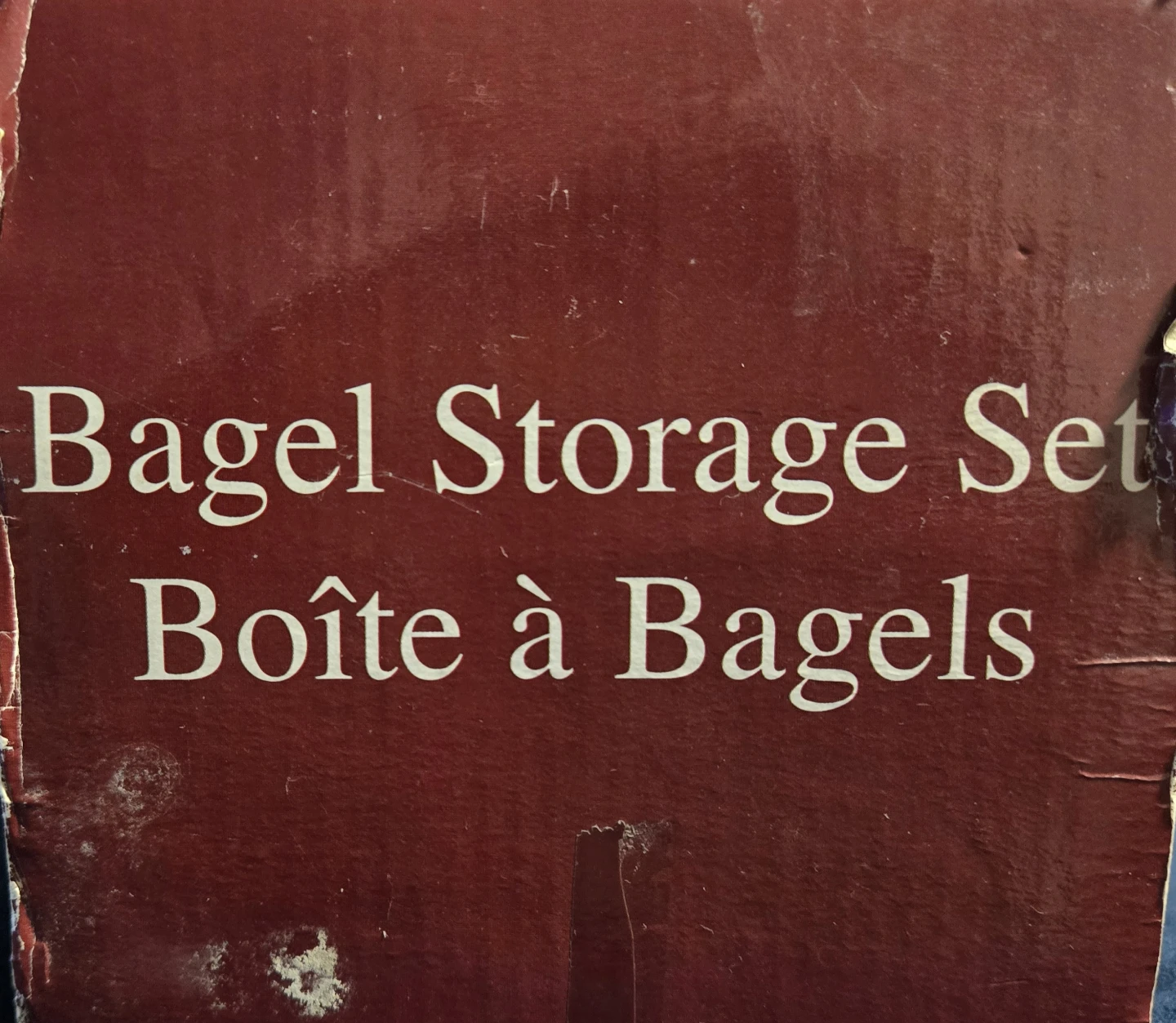 Bagel Storage Set with Knife - photo 3