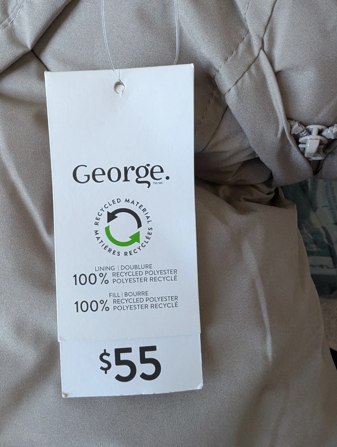 George. beige puffer jacket L/G - photo 5