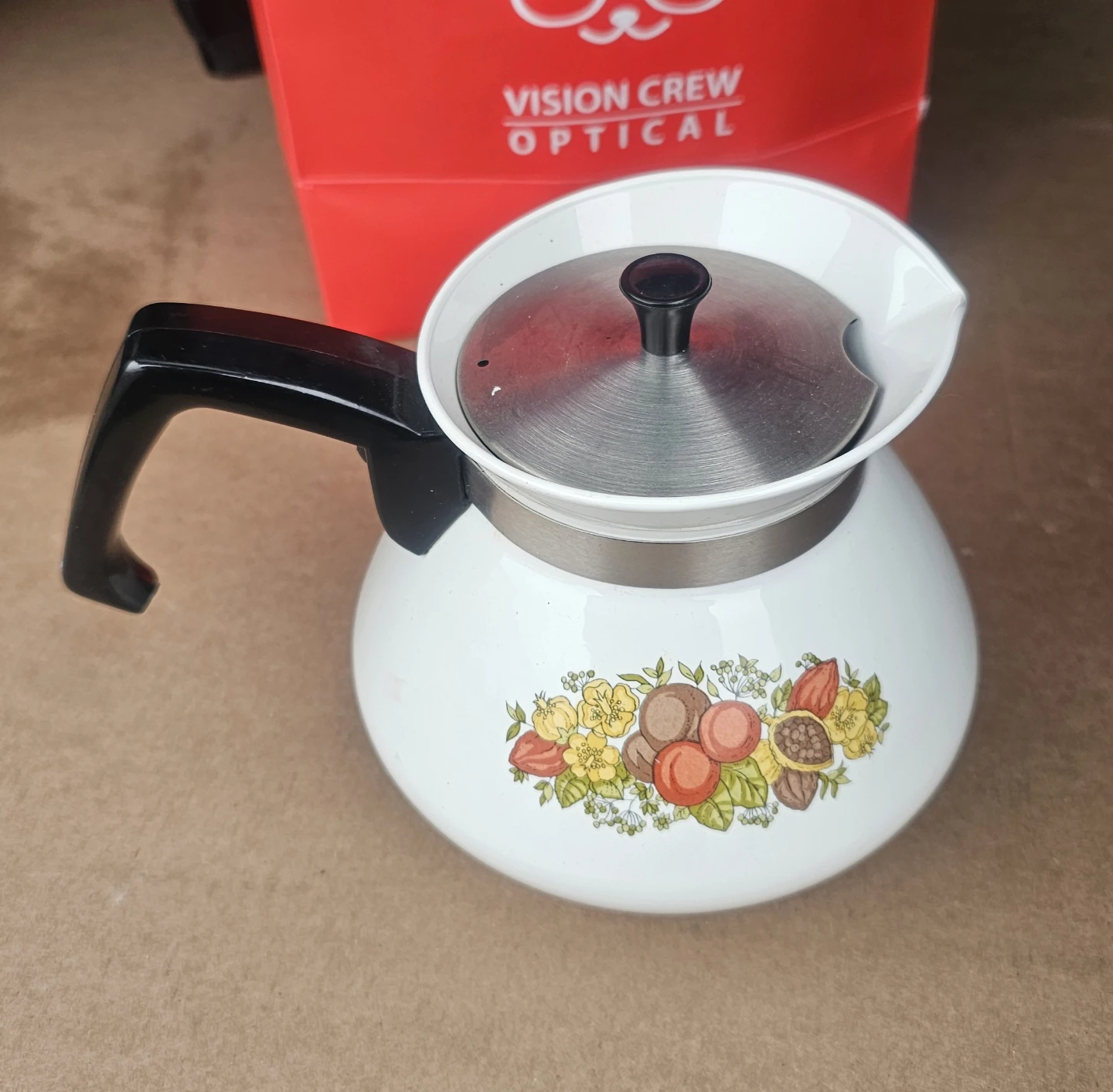 Vintage Corning Ware "Spice of Life" Teapot