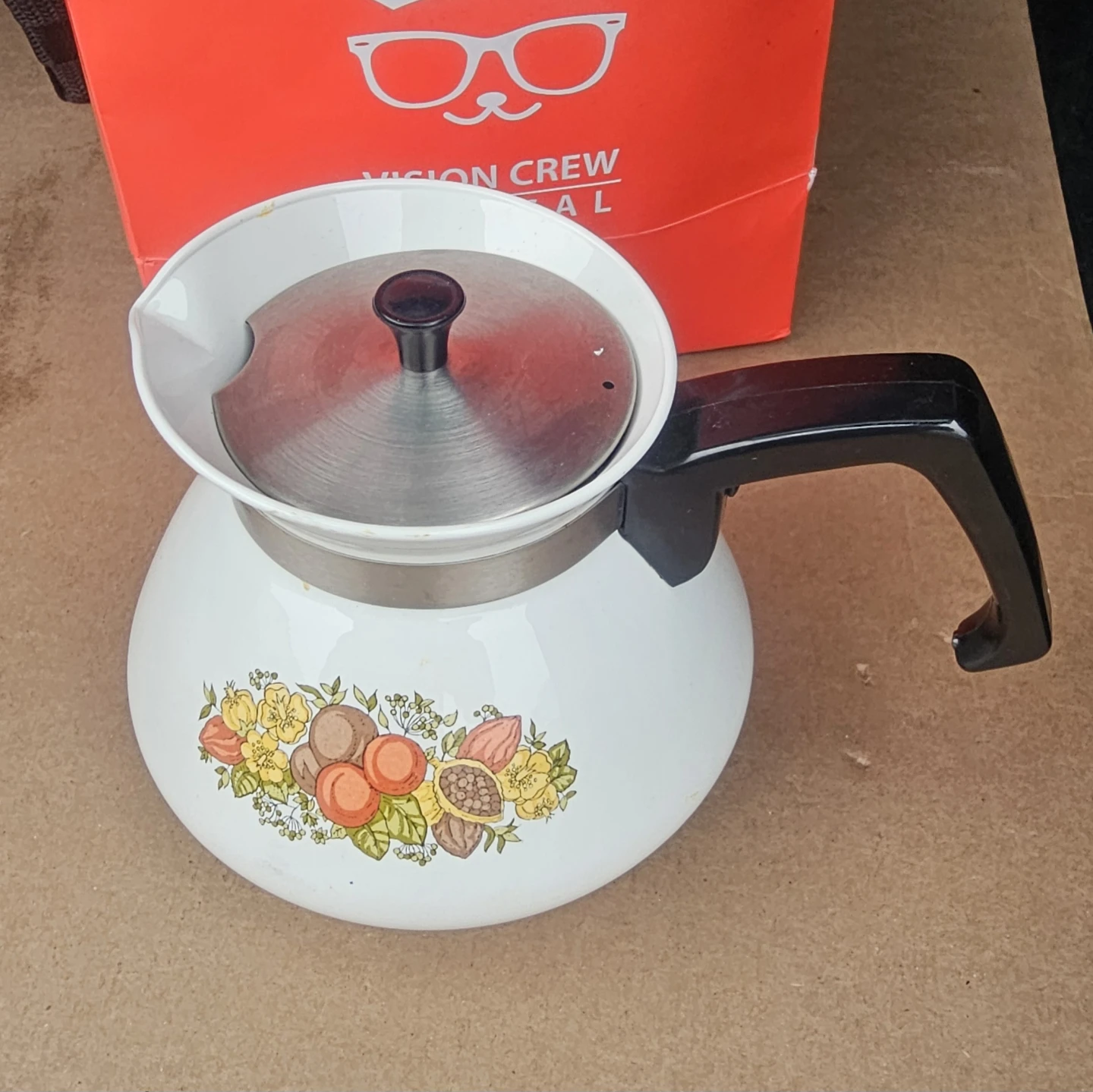 Vintage Corning Ware "Spice of Life" Teapot - photo 5