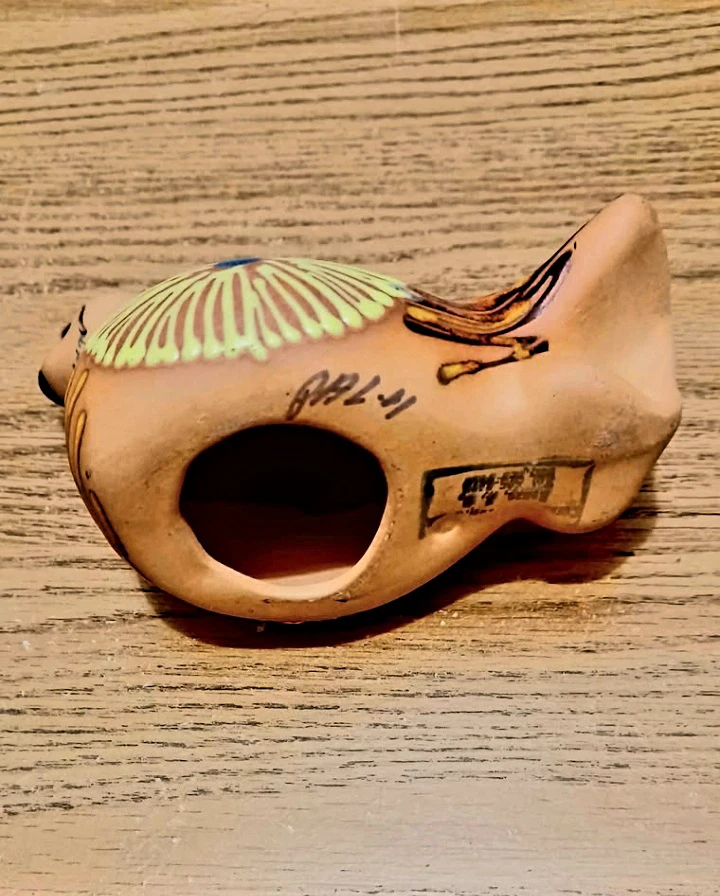 Vtg Signed Hand Crafted Tonala Peace Dove - photo 4