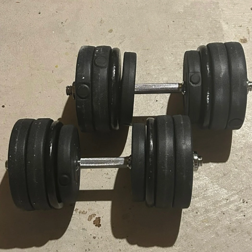 Dumbbell Set - 97 lbs - (48.5 lbs each) - photo 2