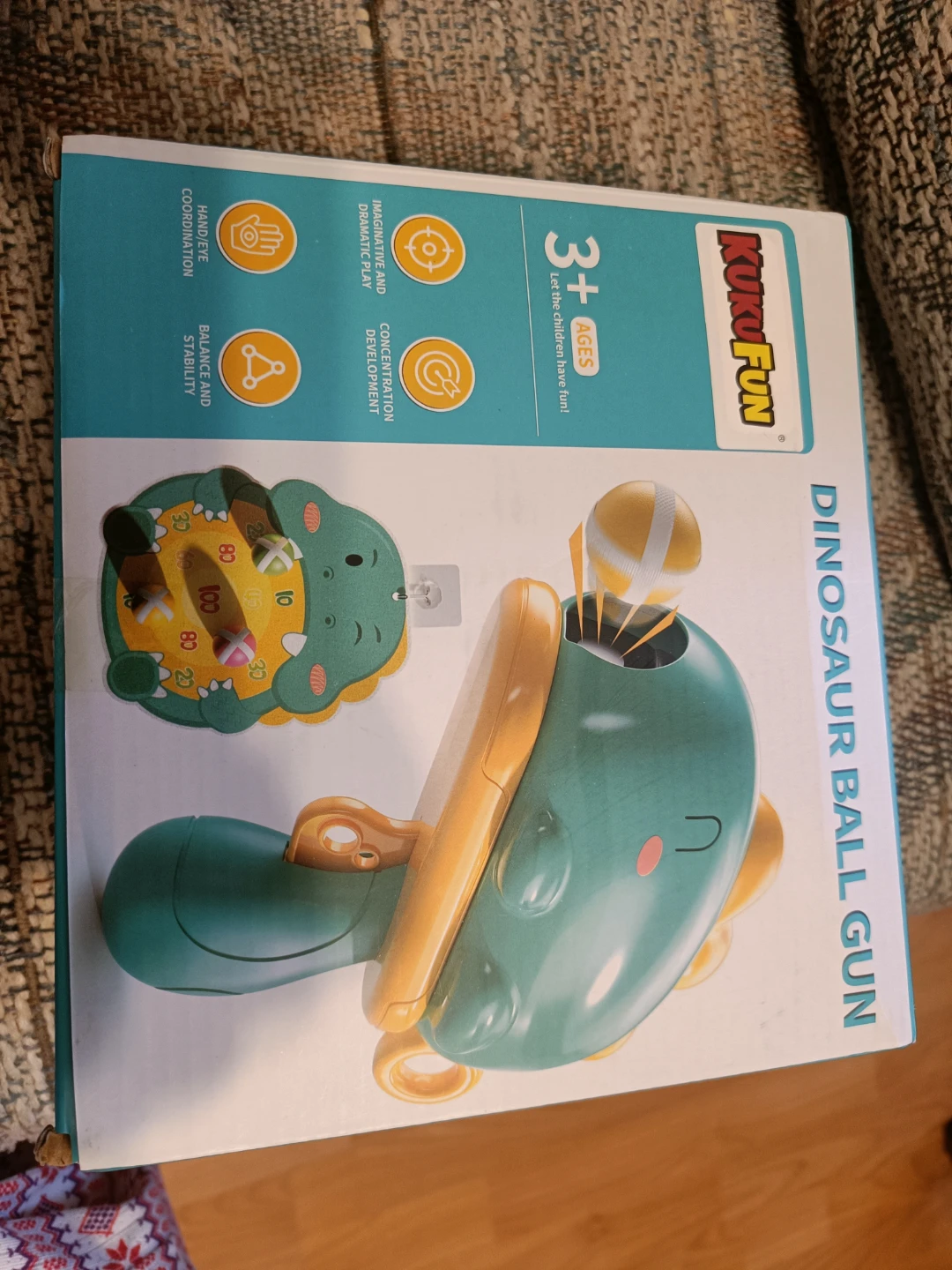 KUKUFUN Dinosaur Ball Gun Toy Set - photo 3