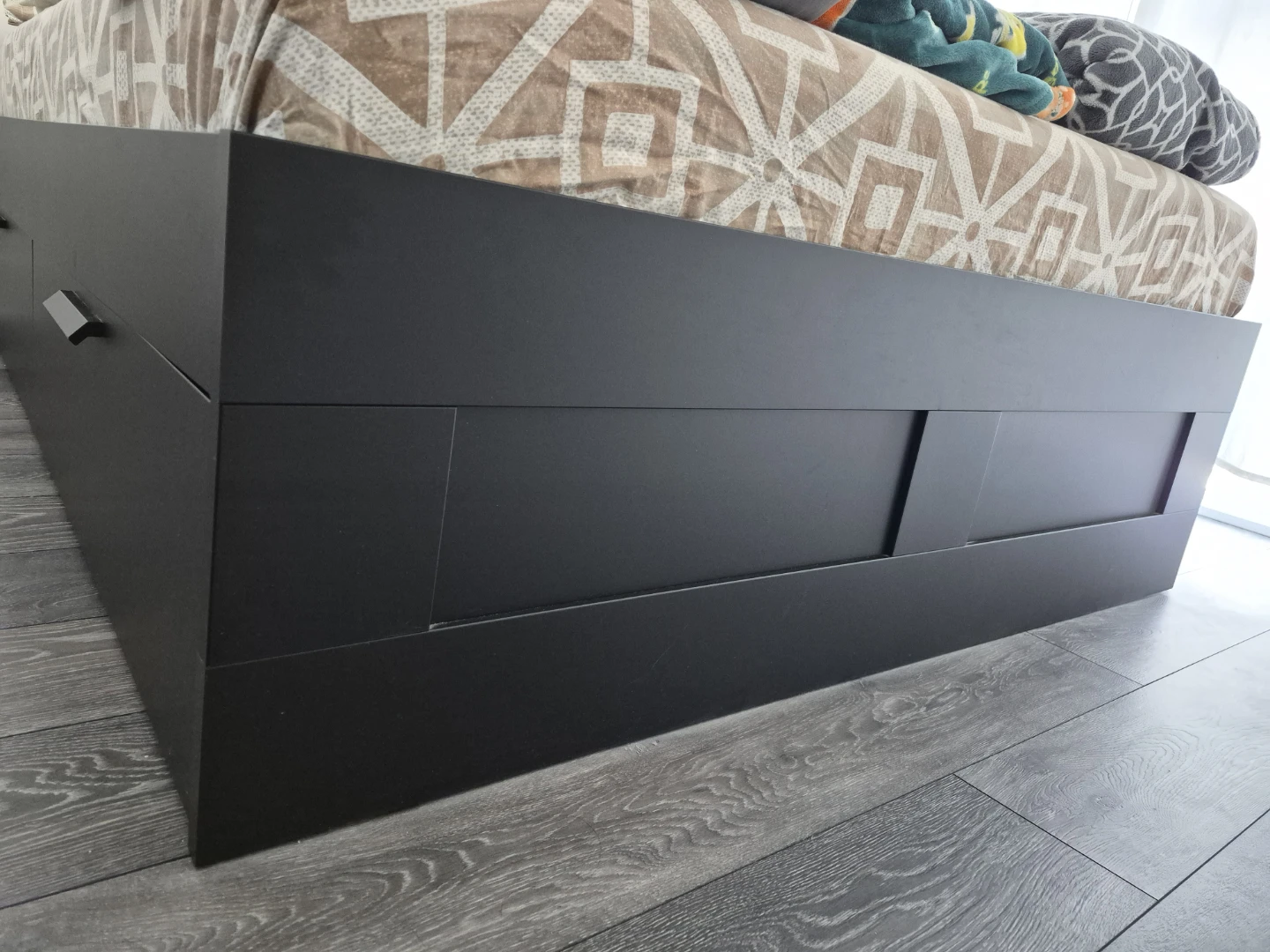IKEA Brimnes bed with 4 storage drawers-Move out sale - photo 4