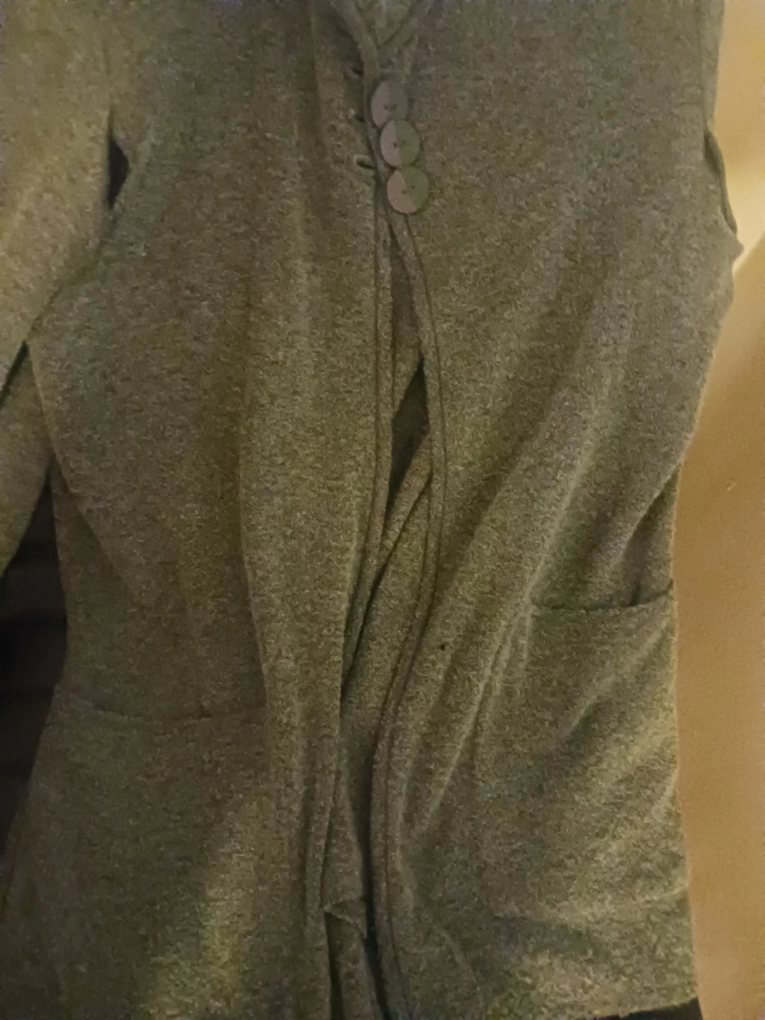 🧡Gray Button-Up Cardigan