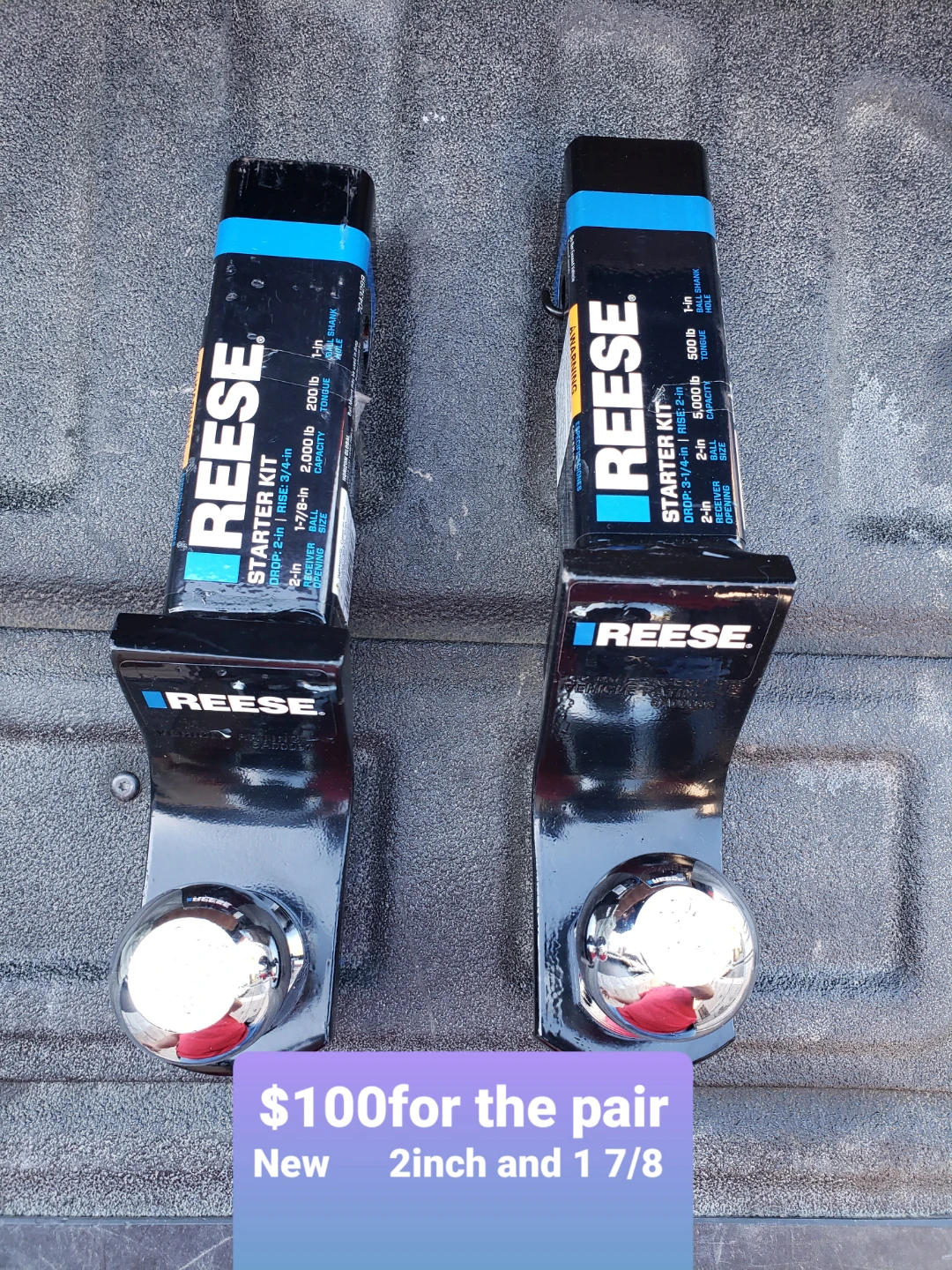 Reese Starter Kit Trailer Hitches (Pair)