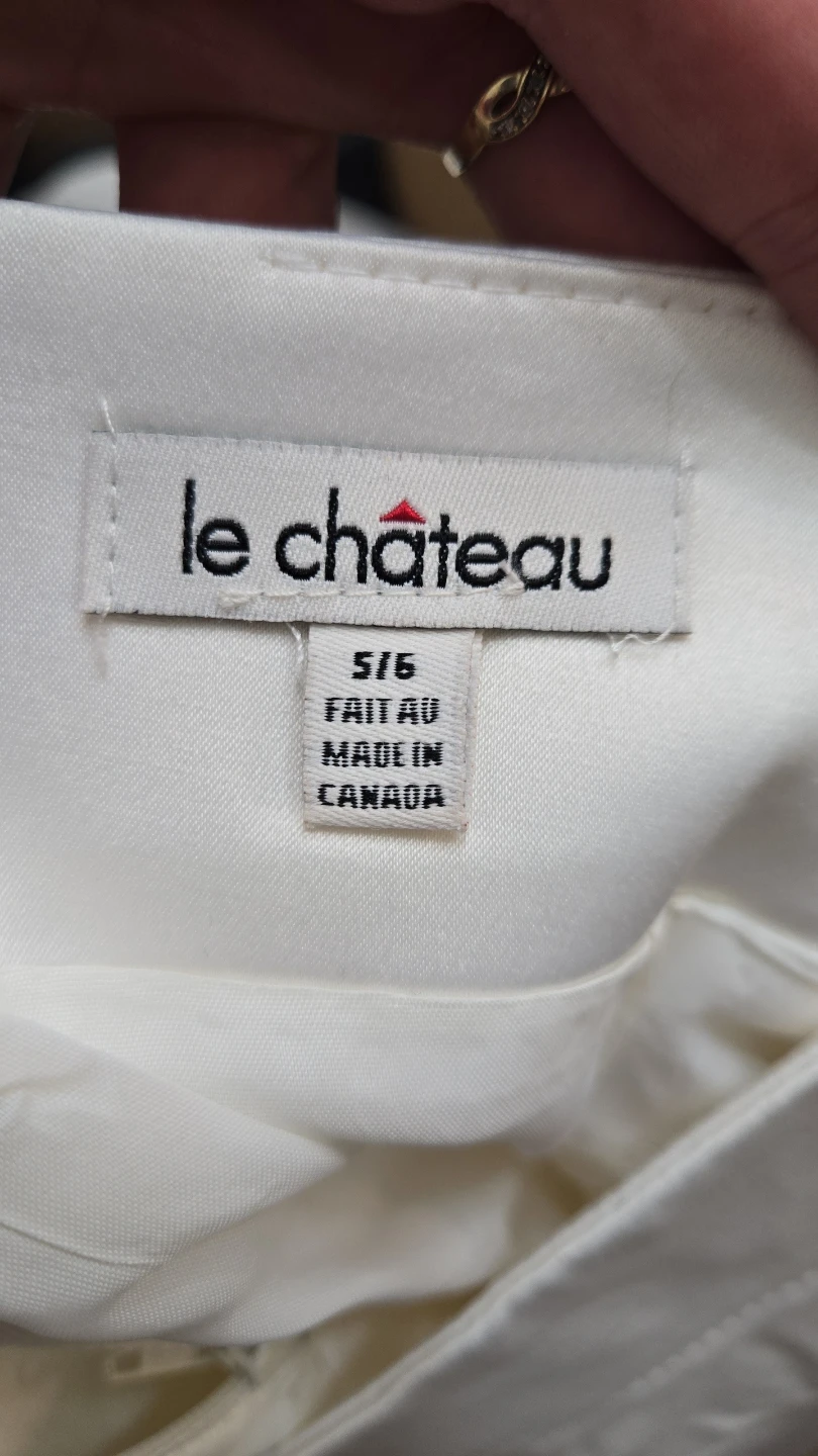 Garage Satin Corset Crop Top & Le Château White Skirt Set - photo 5
