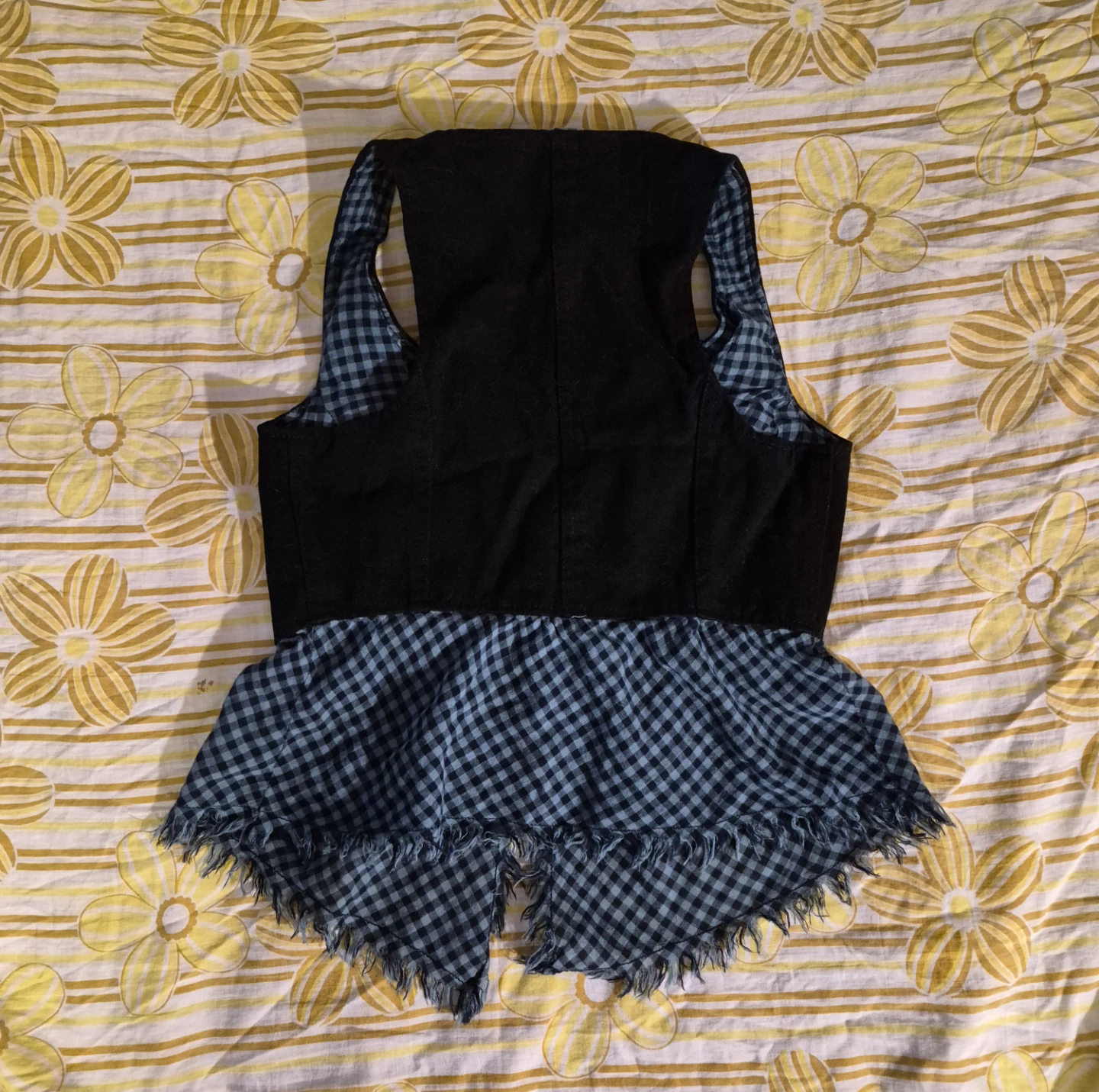 Black and blue punk-inspired vest - photo 2