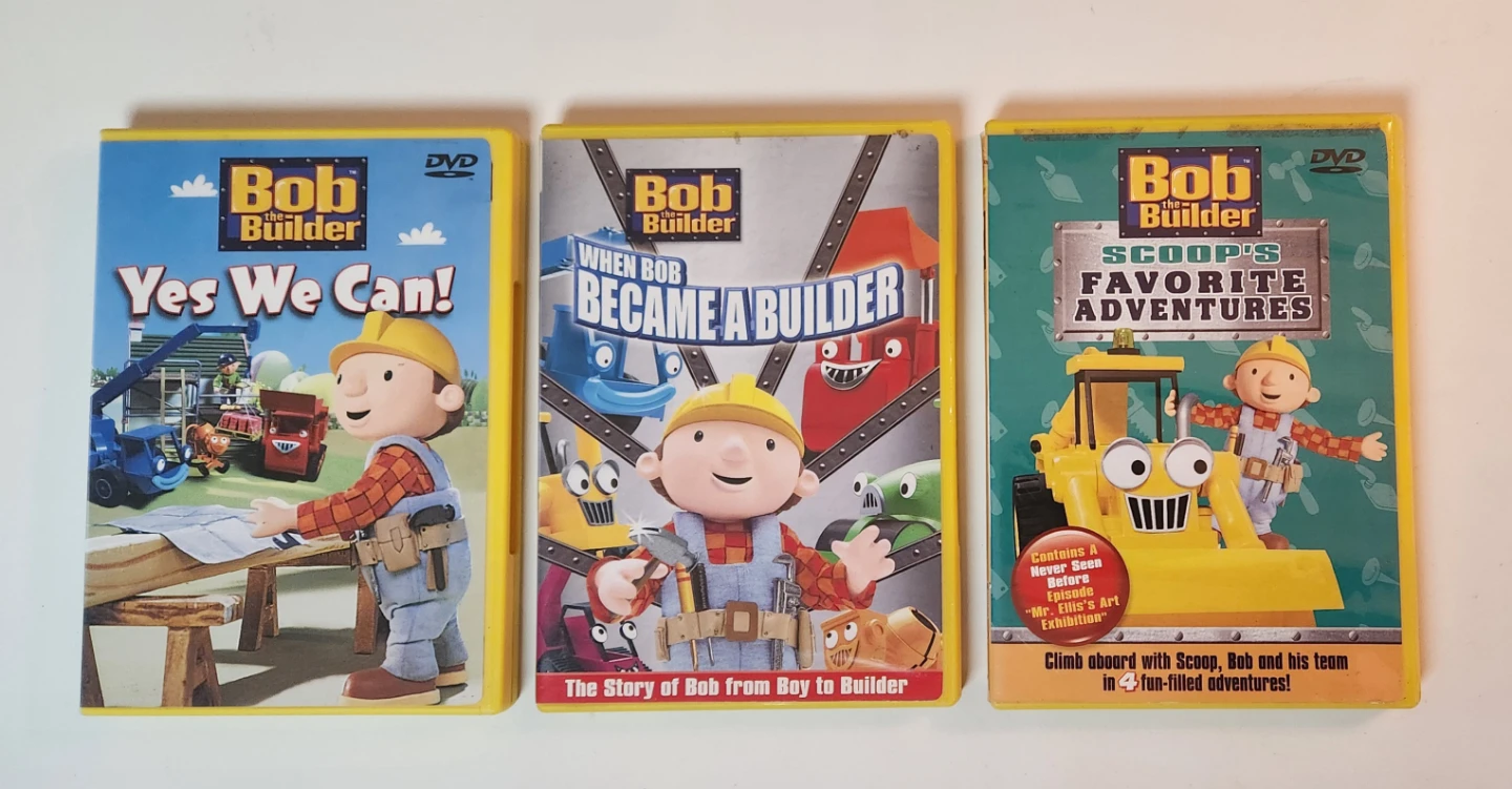 Set Of 3 Bob The Builder Dvd's