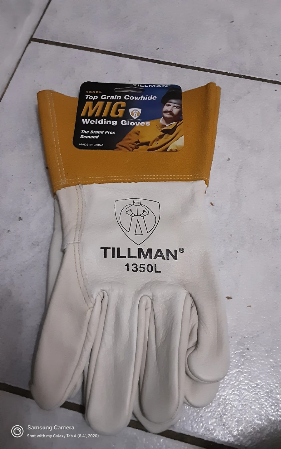 Tillman 1350L Top Grain Cowhide MIG Welding Gloves