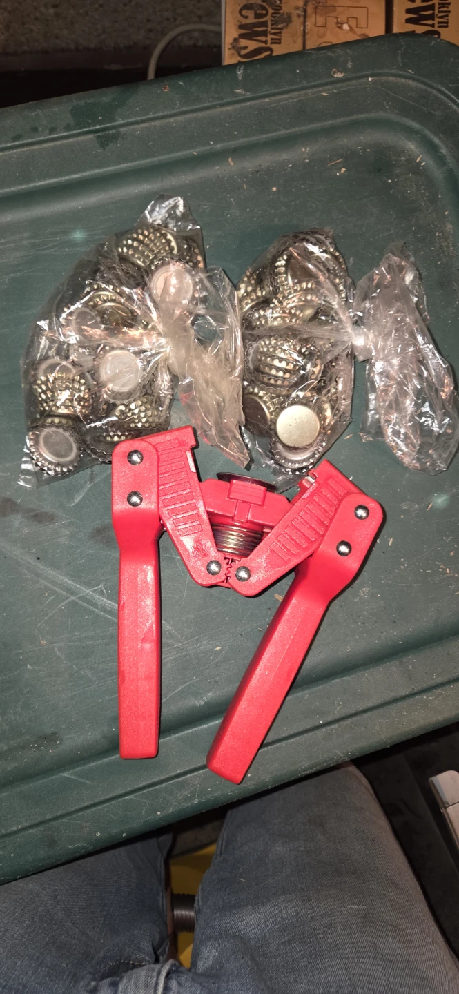 Bottle capper and bottles