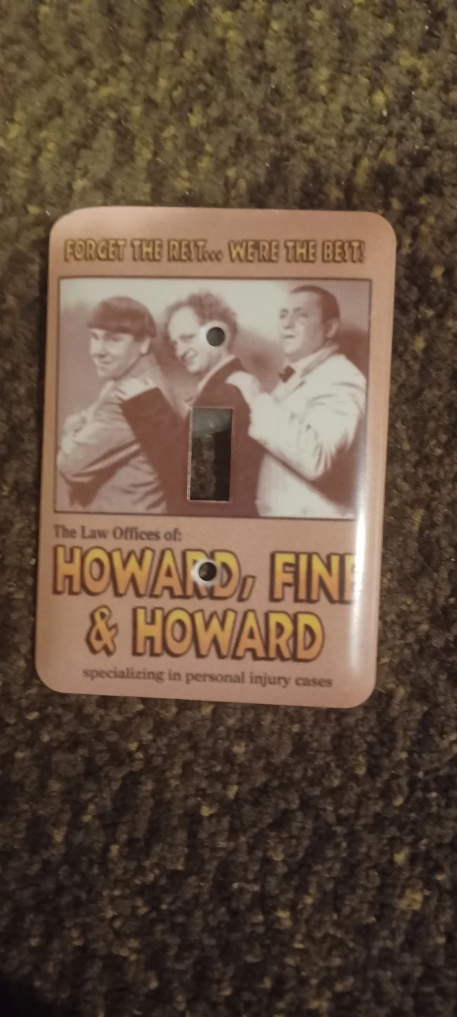 The Three Stooges Light Switch Cover