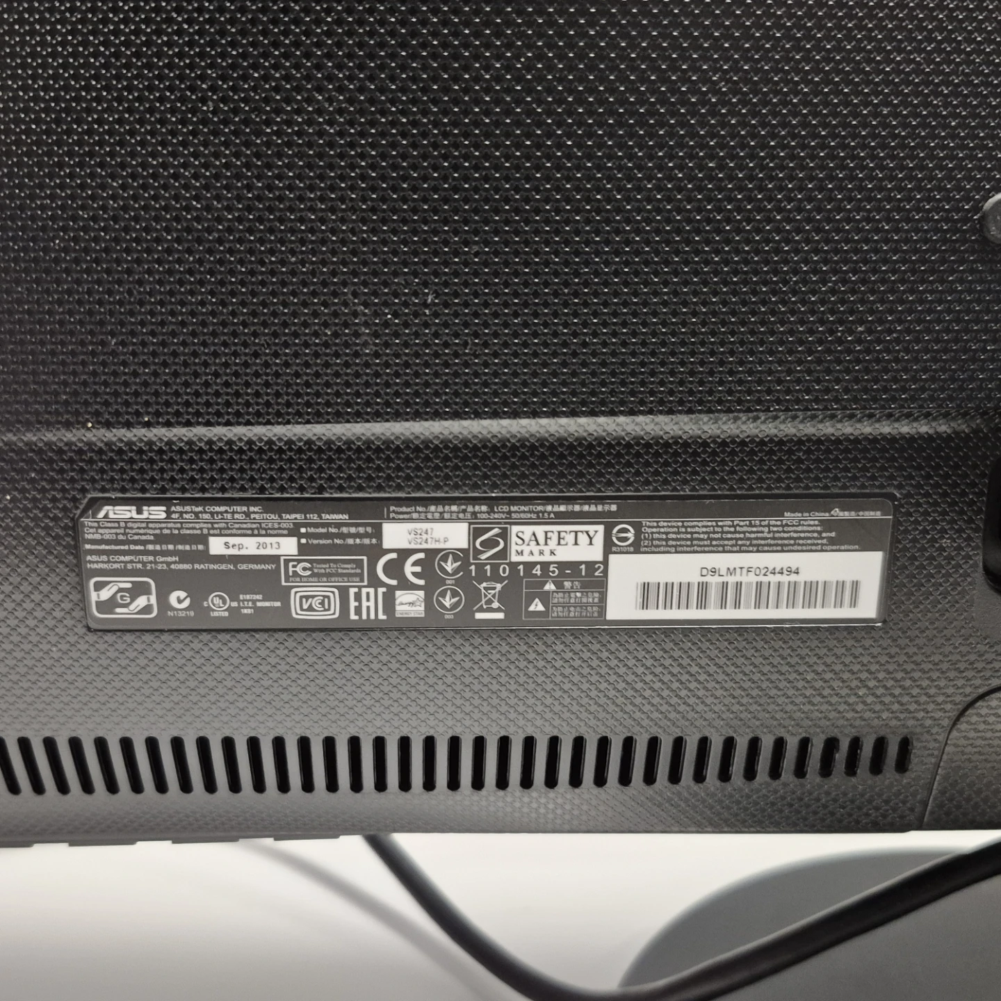 Asus 23.6 Inch computer Monitor with HDMI - photo 3