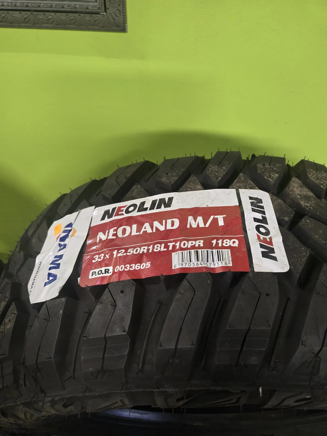 33x12.50R18LT Neolin Neoland M/T Tires (Set of 4) - photo 2