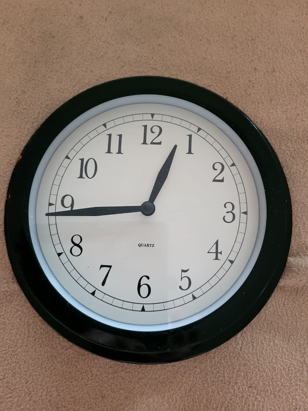 Black Round Wall Clock
