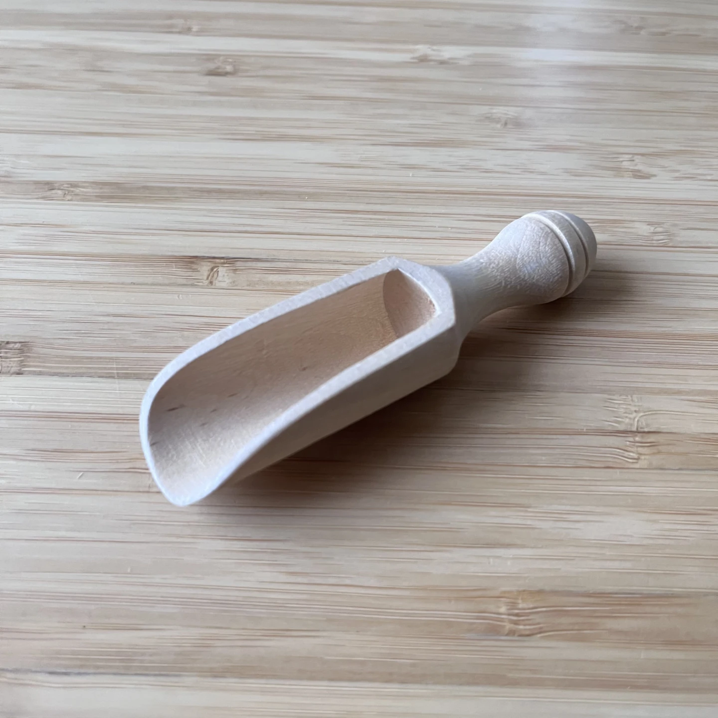 Small Wooden Scoop 🧡