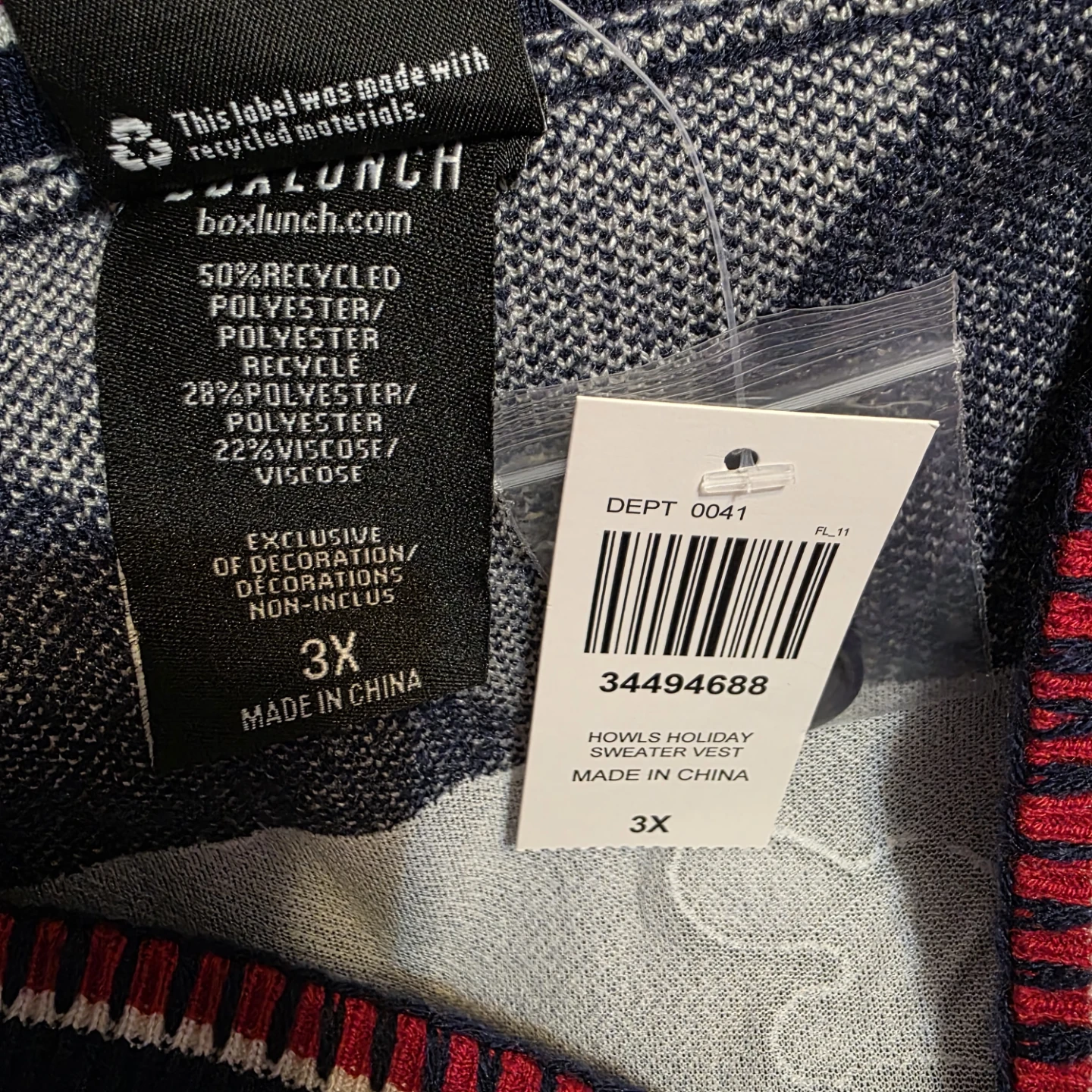 BoxLunch Howl's Moving Castle Sweater Vest 3X - photo 4
