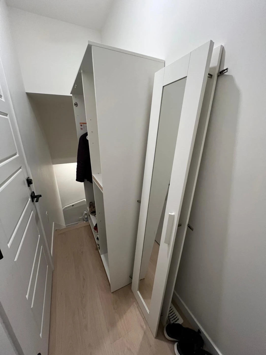 IKEA BRIMNES 3-Door Wardrobe with Mirror - photo 2