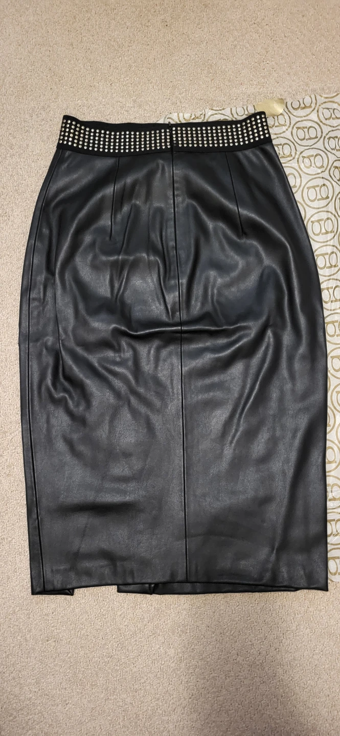 Zara faux leather (pleather) skirts size XS 24 - photo 2