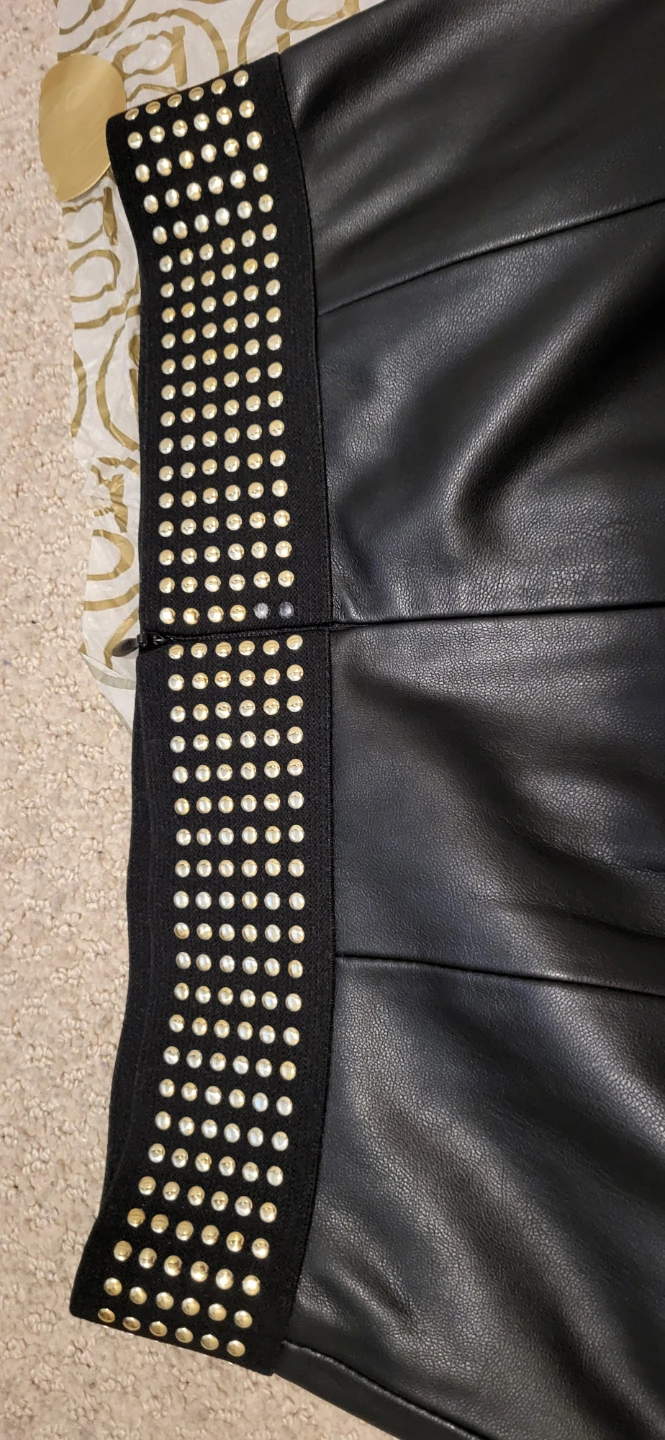Zara faux leather (pleather) skirts size XS 24 - photo 3