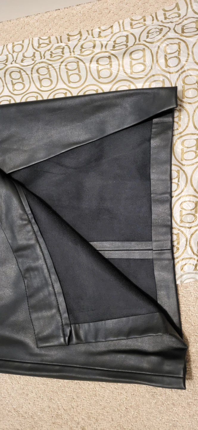 Zara faux leather (pleather) skirts size XS 24 - photo 5