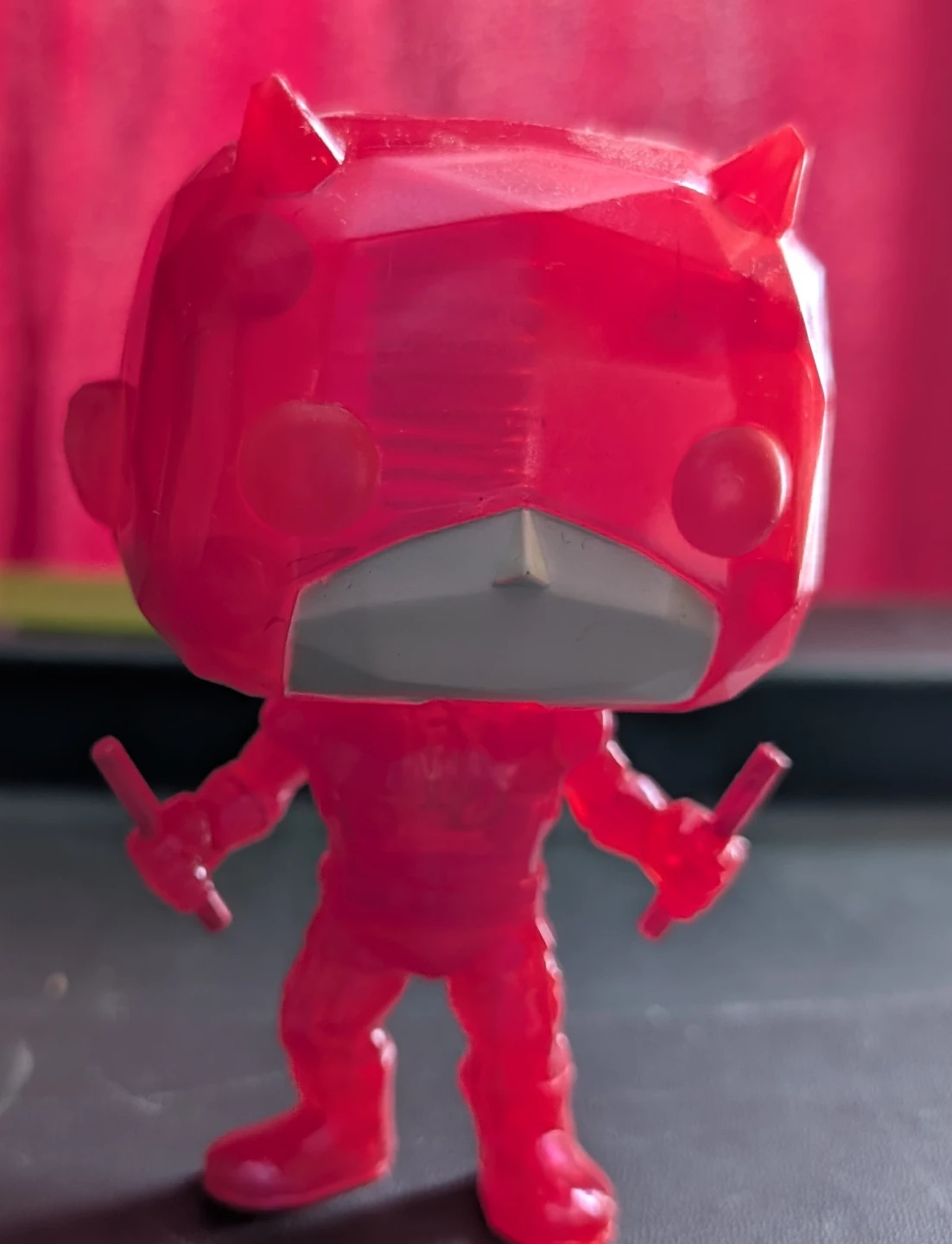 Funko Pop! Daredevil Translucent Red Vinyl bobblehead Figure