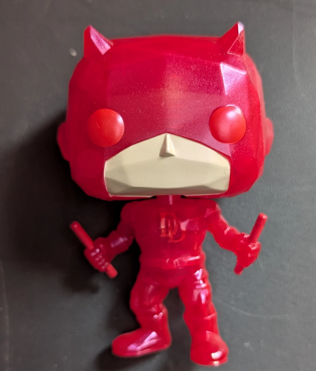 Funko Pop! Daredevil Translucent Red Vinyl bobblehead Figure - photo 3