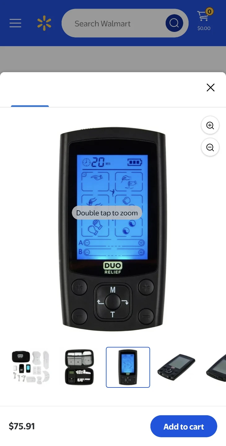 Tony Little Duo Relief TENS and EMS Muscle Stimulator