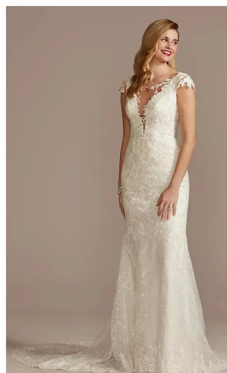 Galina Signature Wedding Dress- Bridal Size 12- Brand New!