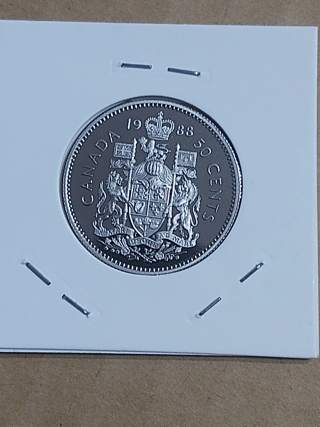 1988 Canada 50 Cents Uncirculated Coin - photo 2