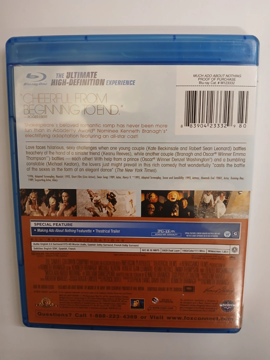 Much Ado About Nothing Blu-ray - photo 2