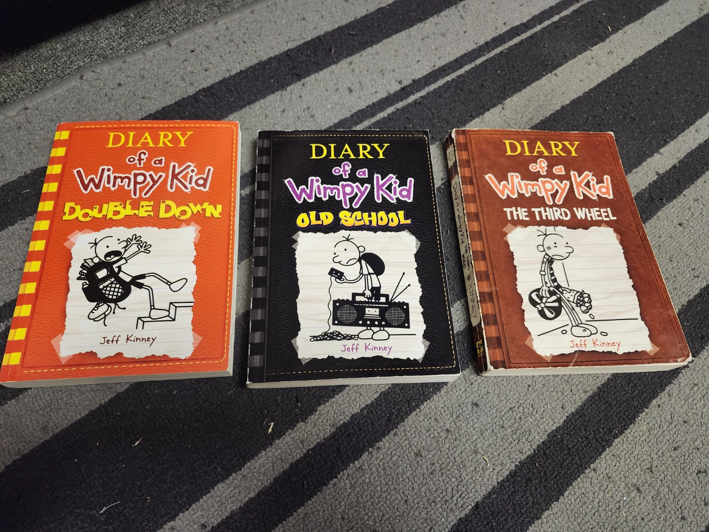 Diary of a Wimpy Kid Book - Double Down, Old School, Third Wheel