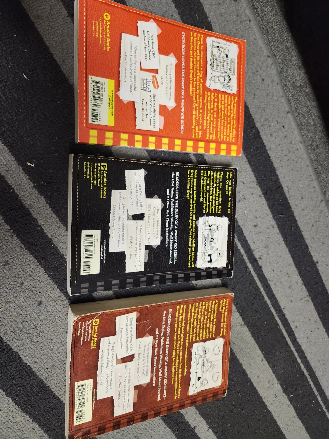 Diary of a Wimpy Kid Book - Double Down, Old School, Third Wheel - photo 2