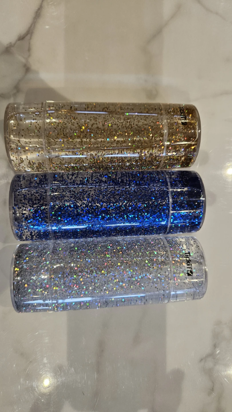 Tickit Sensory Liquid Glitter Cylinders Set of 3 - photo 2