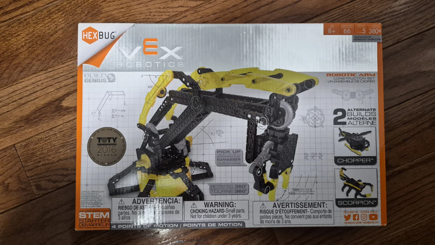 Sealed VEX Robotic Arm – Brand New (380+ Pieces)