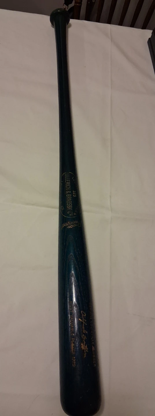 Alfredo Griffin 1979 Blue Jays MVP Bat 34 Inch - photo 5