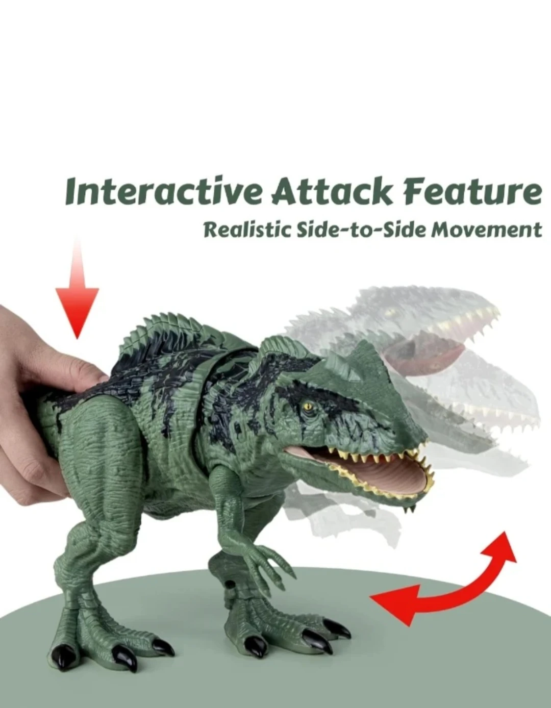 Jurassic World Dinosaur Toy - Interactive Attack Feature - photo 3