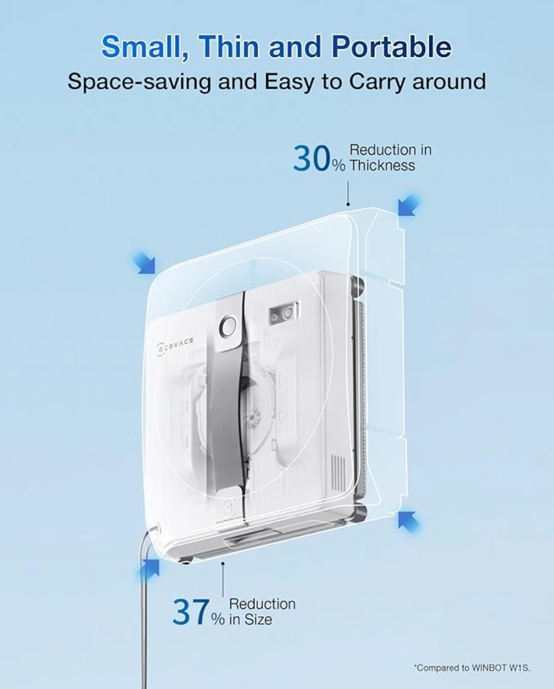 Ecovacs Winbot Mini Robot Window Cleaner - NEW!!! - photo 5