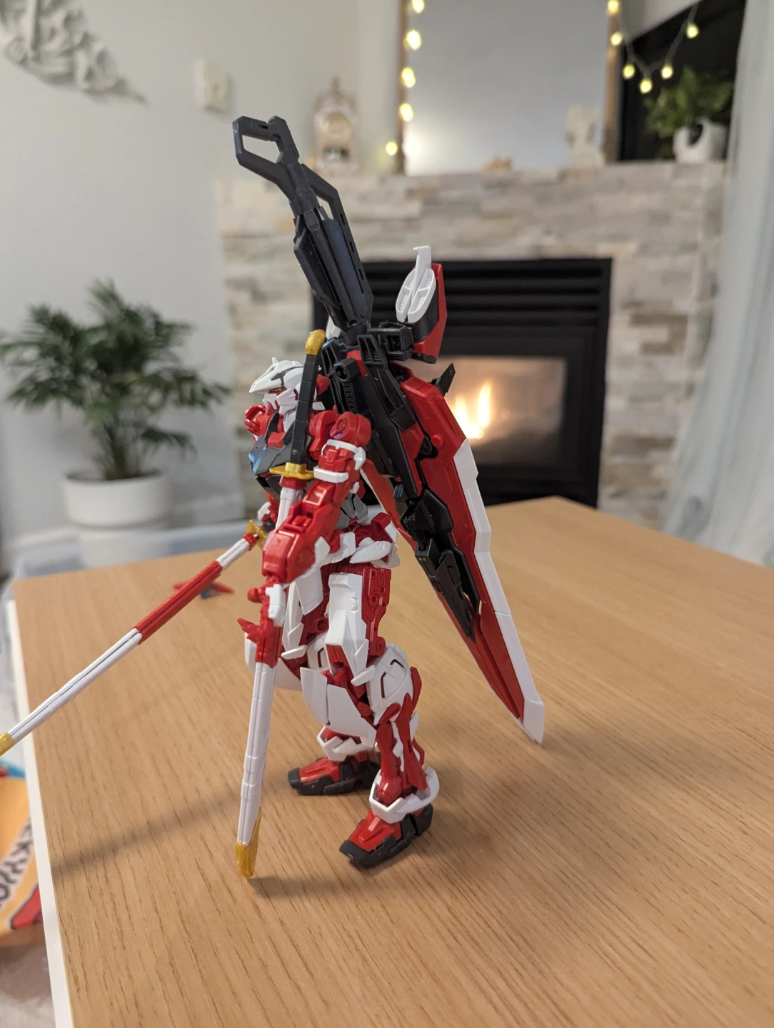 Red and White Gundam Model Kit - photo 3