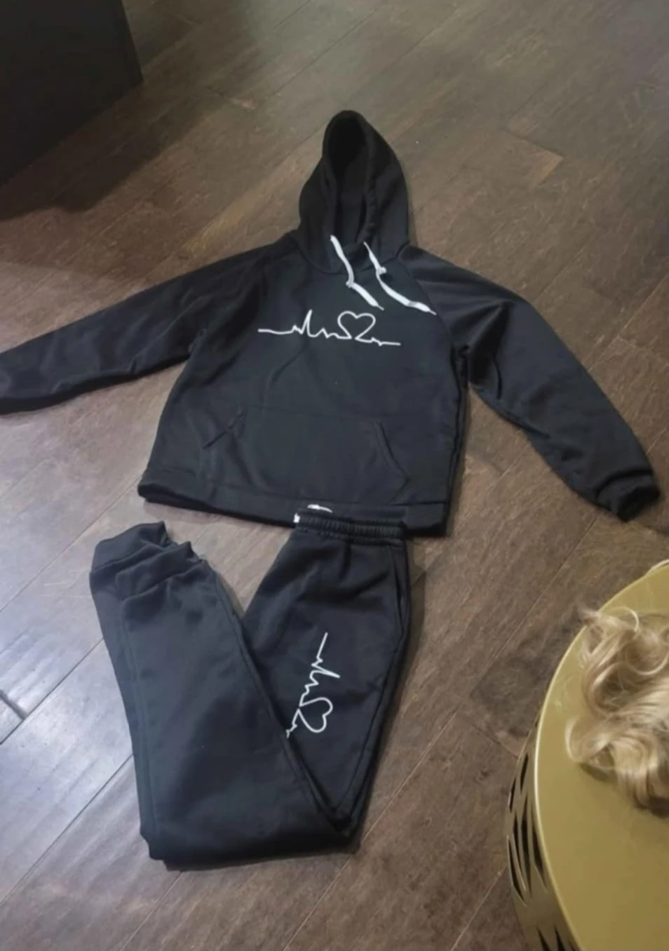 Black Hoodie and Sweatpants Set (new never used)