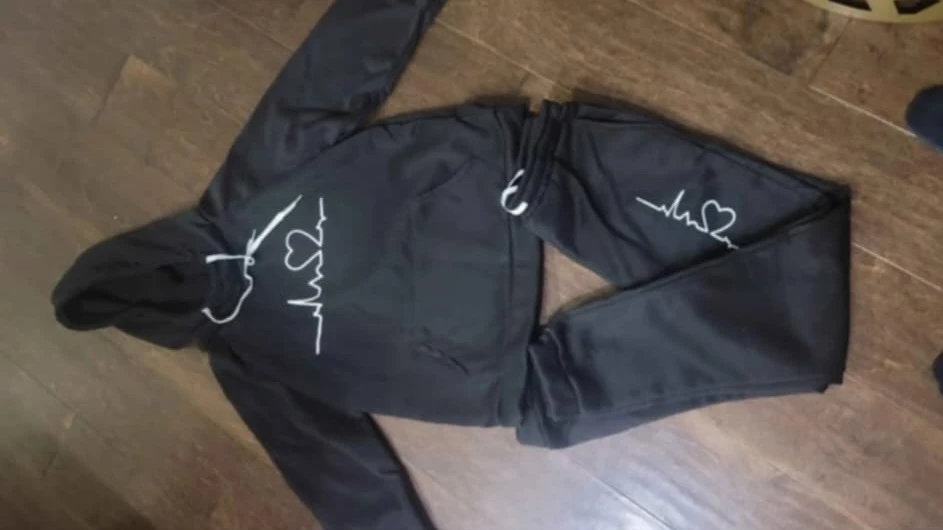 Black Hoodie and Sweatpants Set (new never used) - photo 5