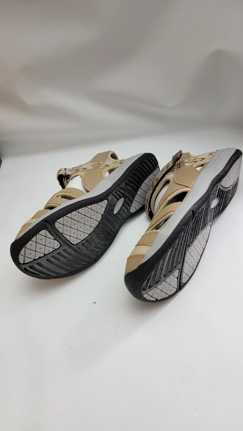 Dream Pairs Closed Toe Hiking Sandals Beige US 9 Comfort Outdoor - photo 5