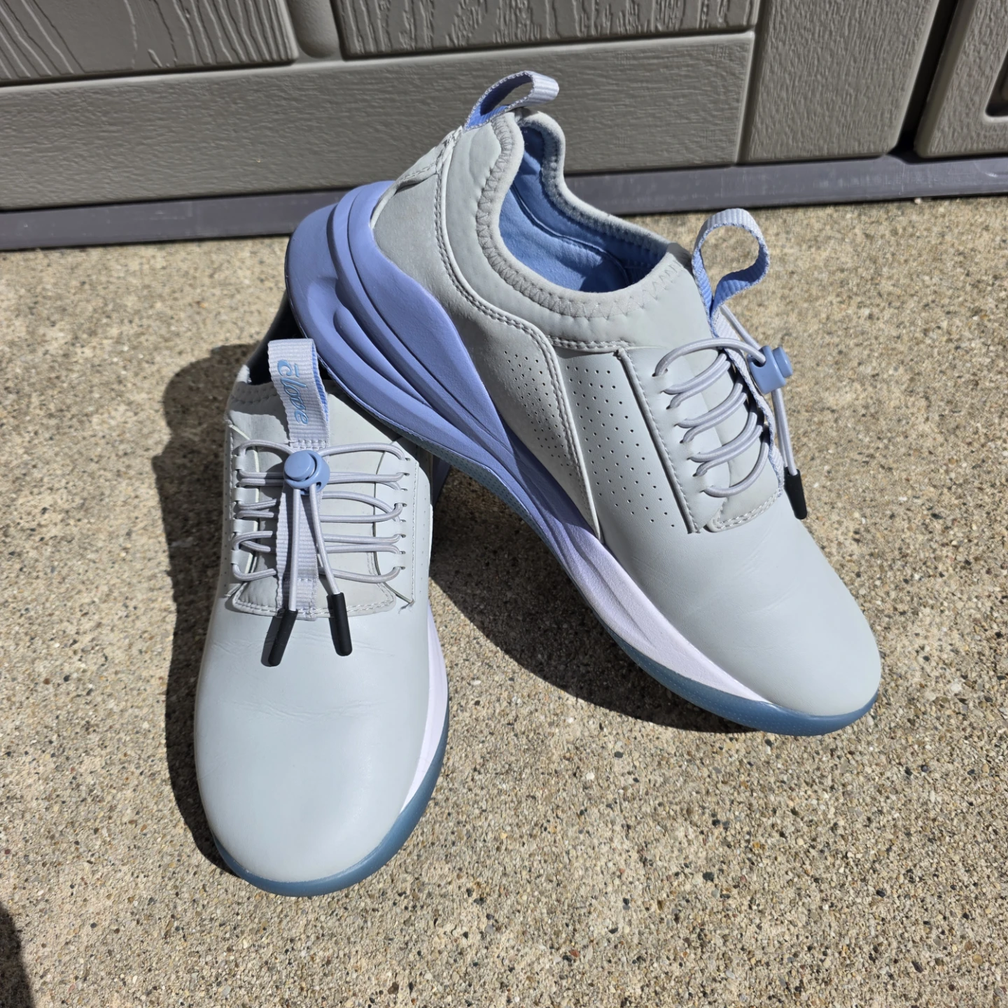 Clove Women's Slip-on Sneakers W8 Light Blue