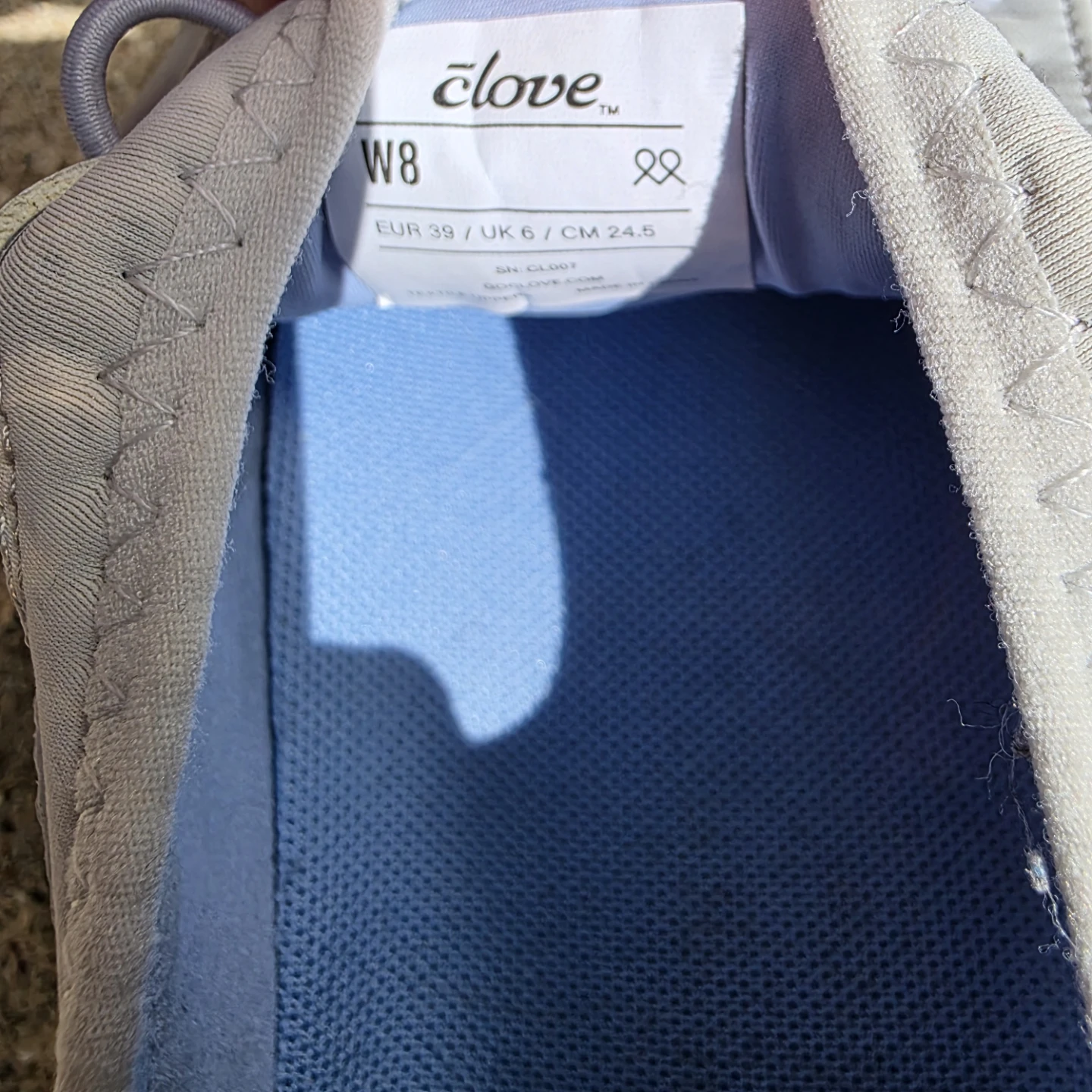 Clove Women's Slip-on Sneakers W8 Light Blue - photo 4