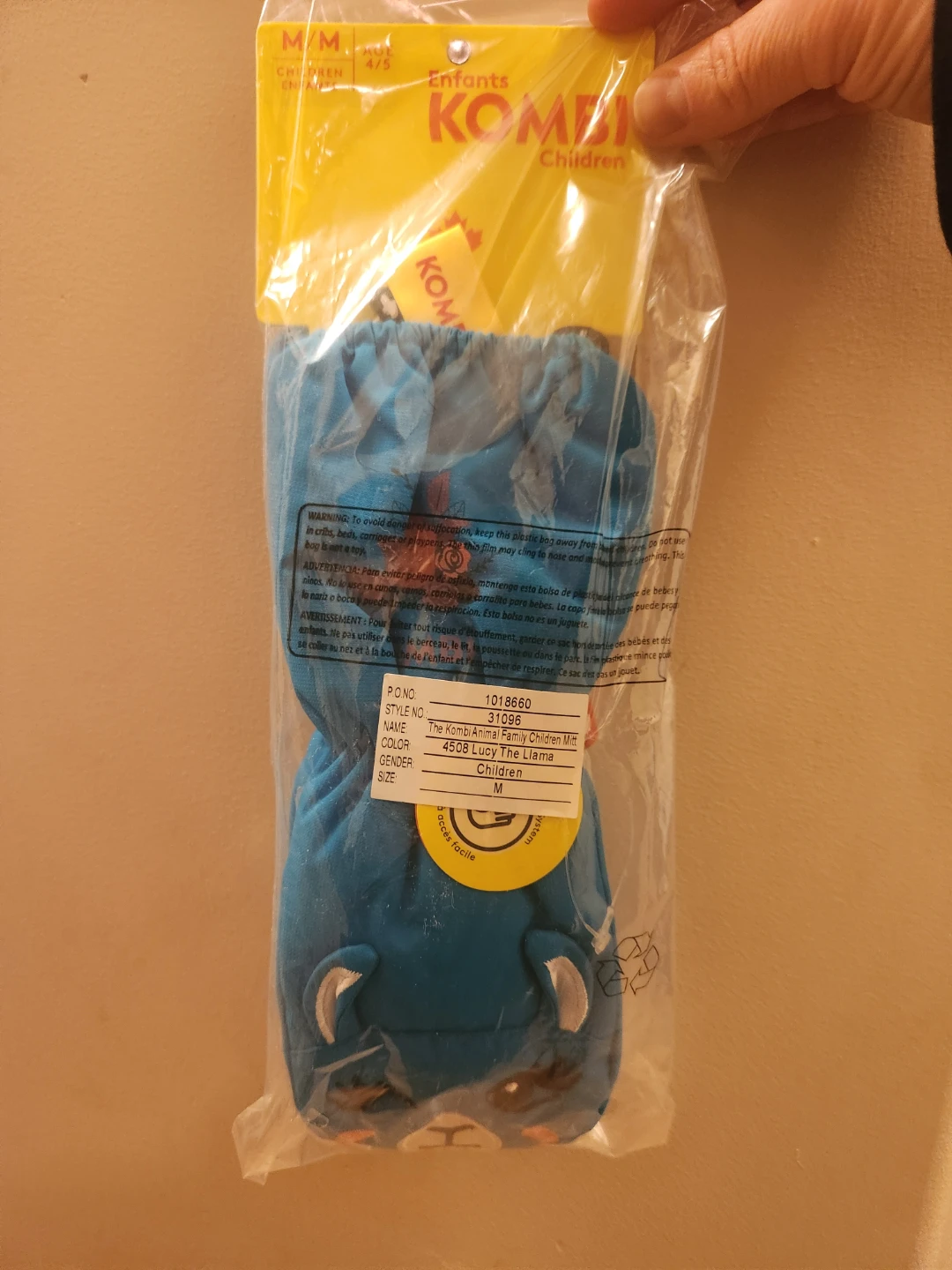 Kombi Children's Mittens - Blue