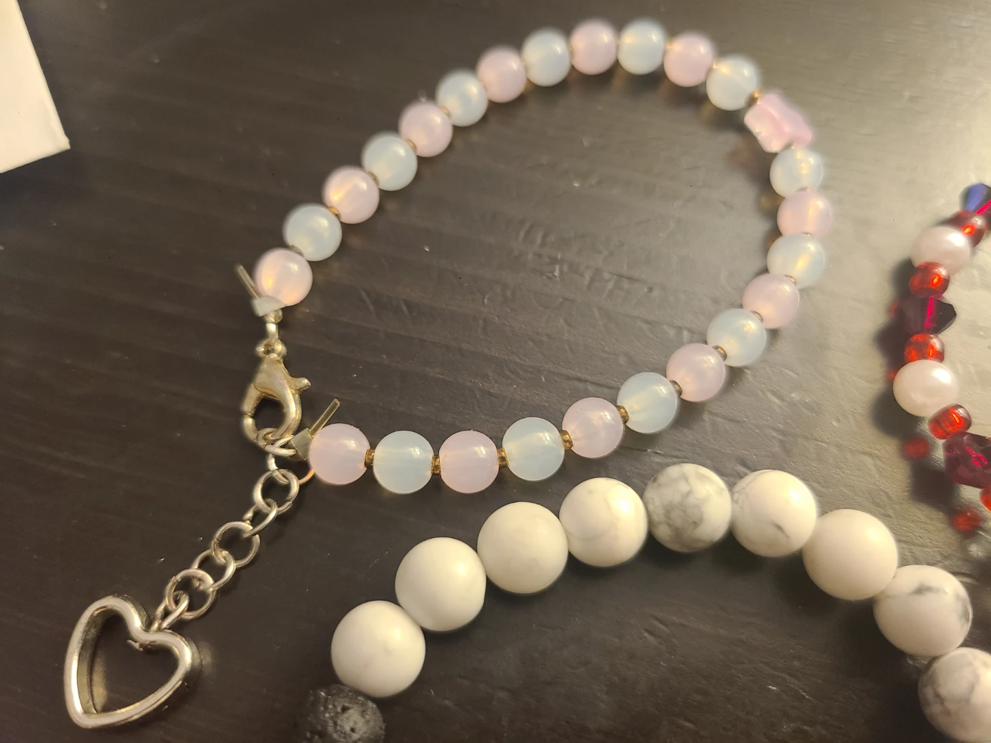 Assorted Beaded Bracelets with Charms - photo 3