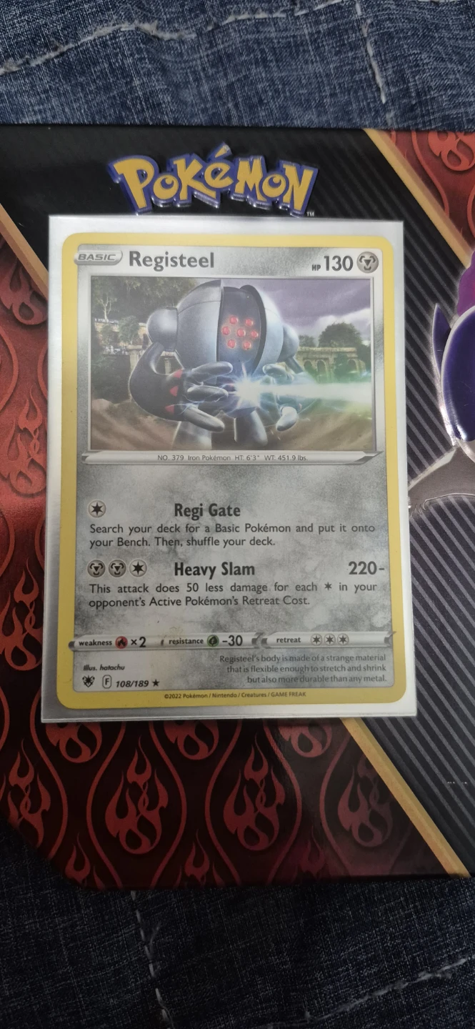 Pokemon Registeel Card