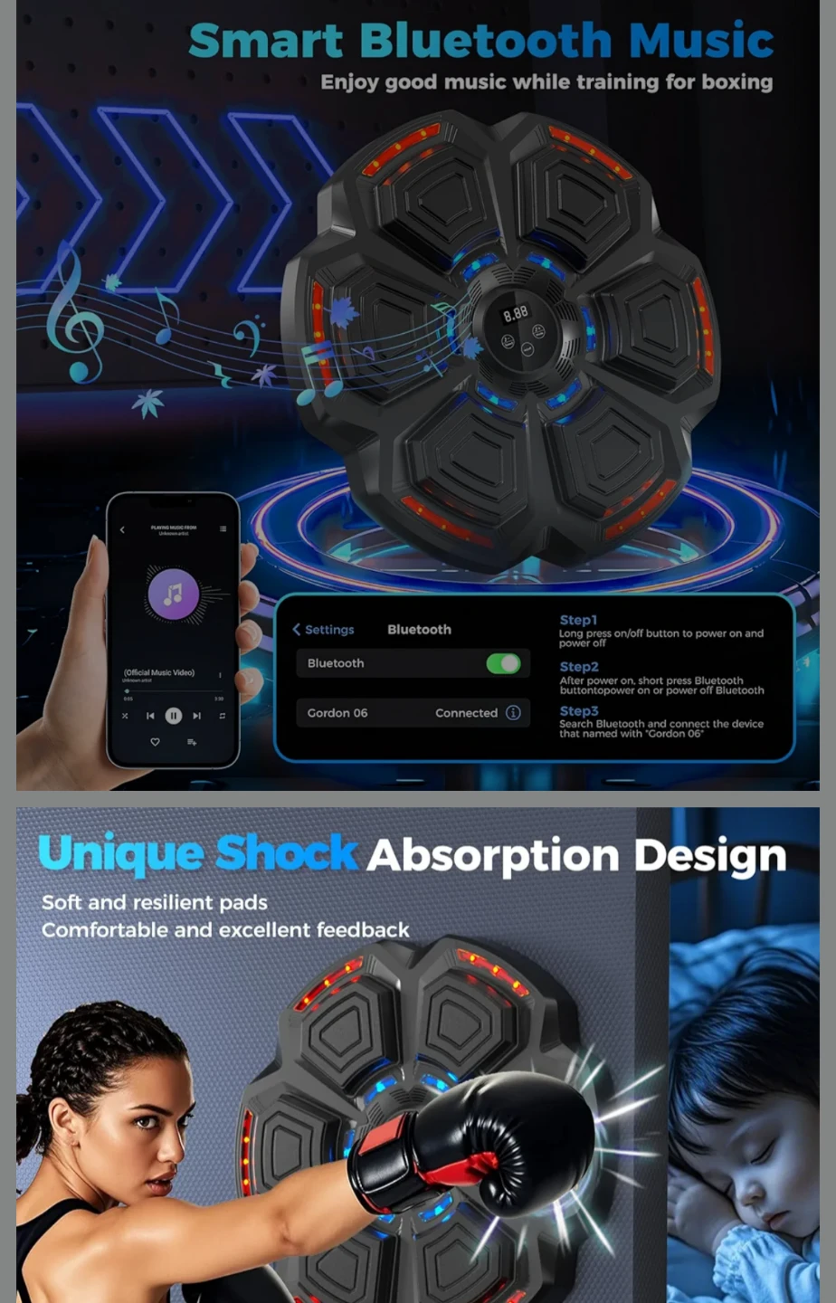 Brand new Smart Bluetooth Music Boxing Machine