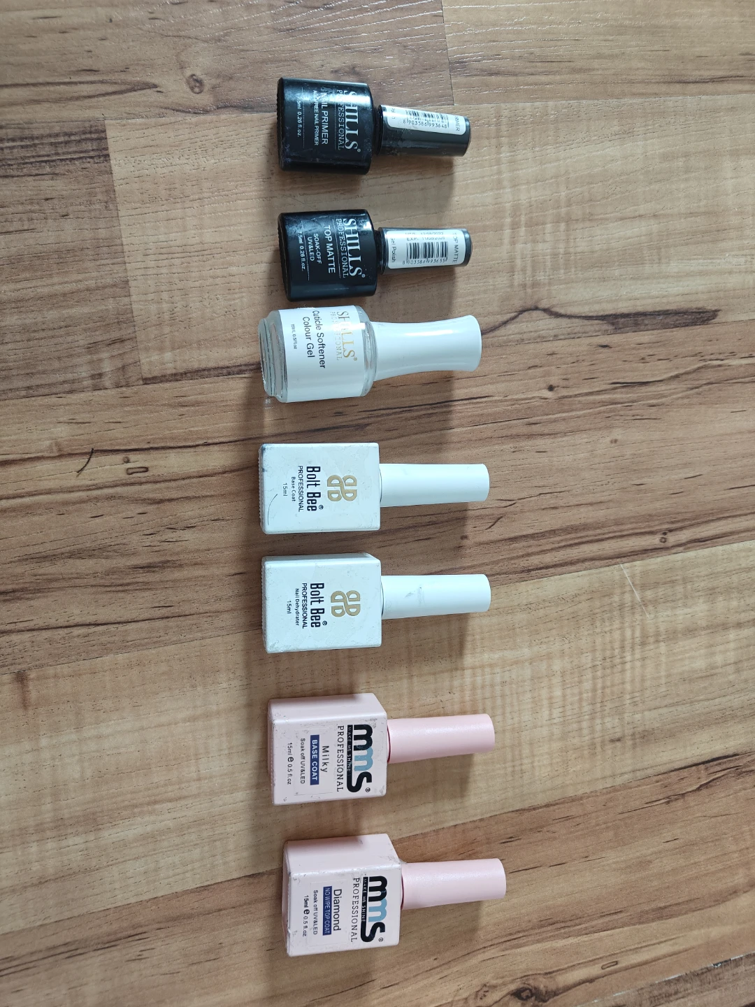 Pink LED Nail Lamp with Gel Polish Set