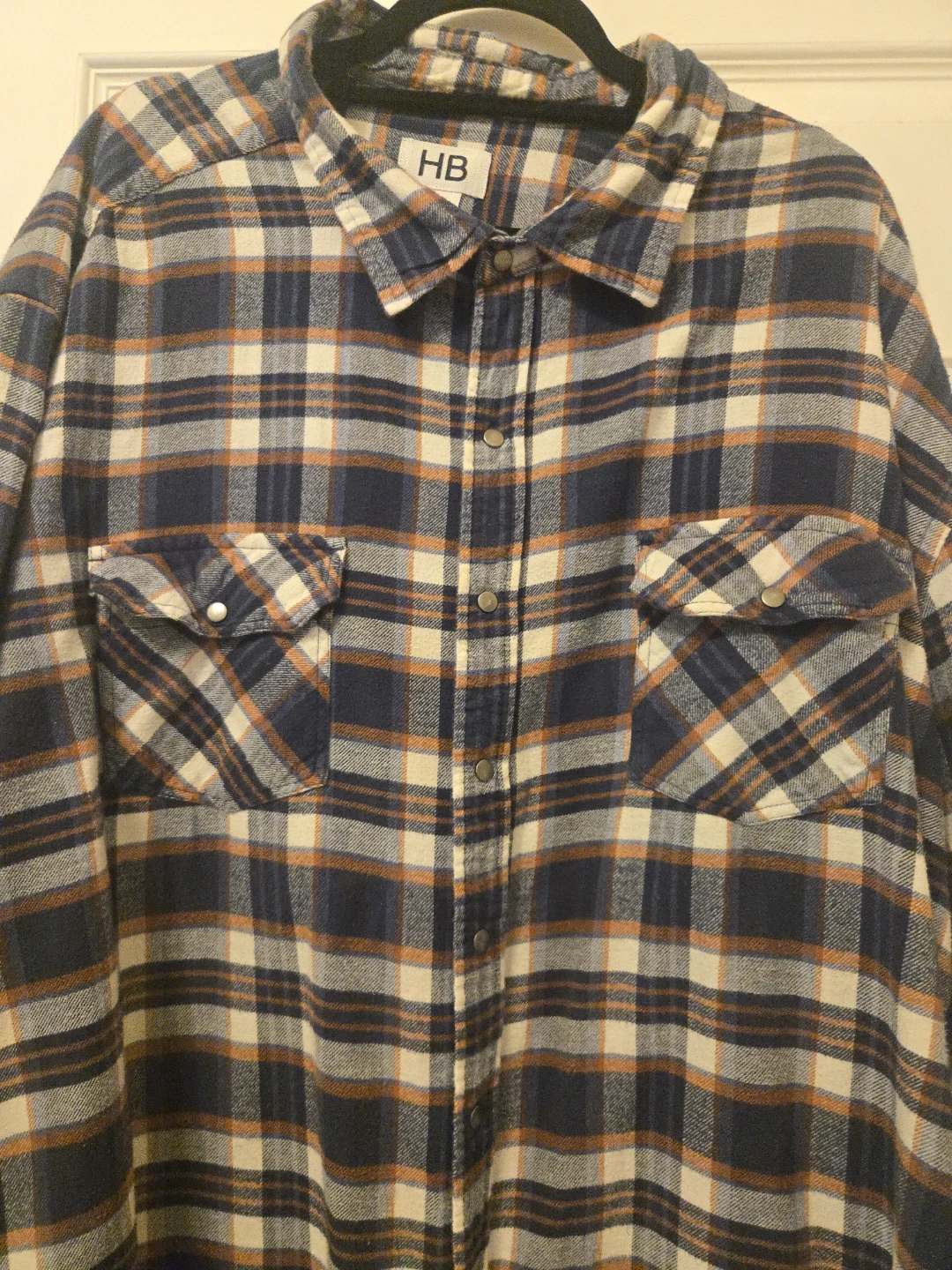 HB Plaid Flannel Shirt - 4XL - photo 2